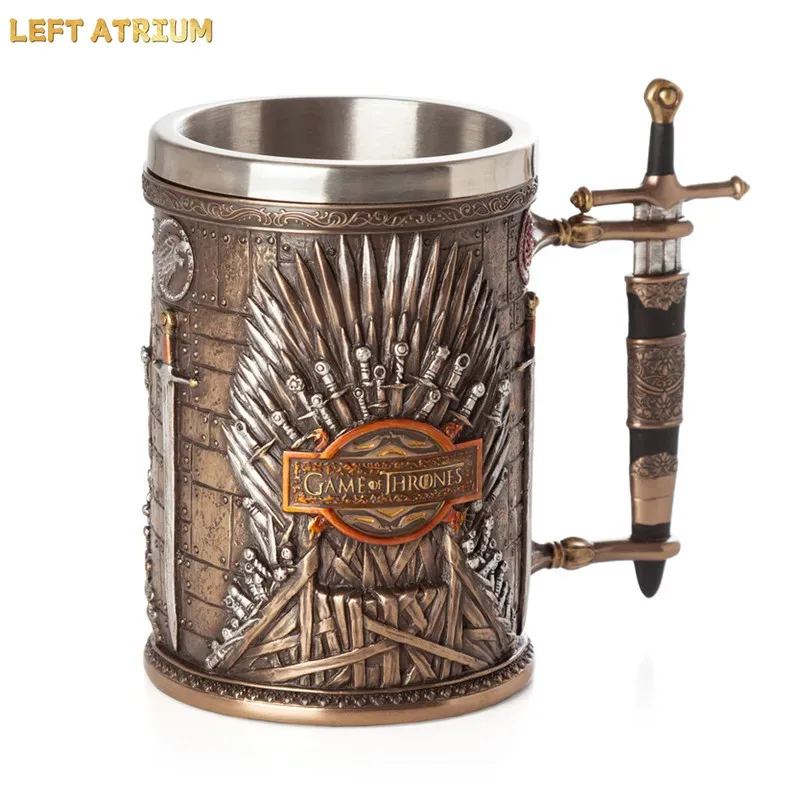 Wine Beer Whiskey Song - Cangkir Kopi Viking Vintage, Cangkir Bir