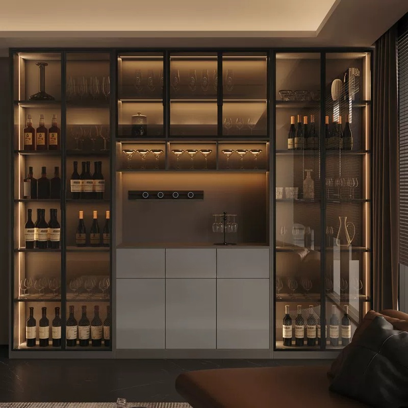 Wine & Beer Packages - Lemari anggur Italia mewah minimalis modern,