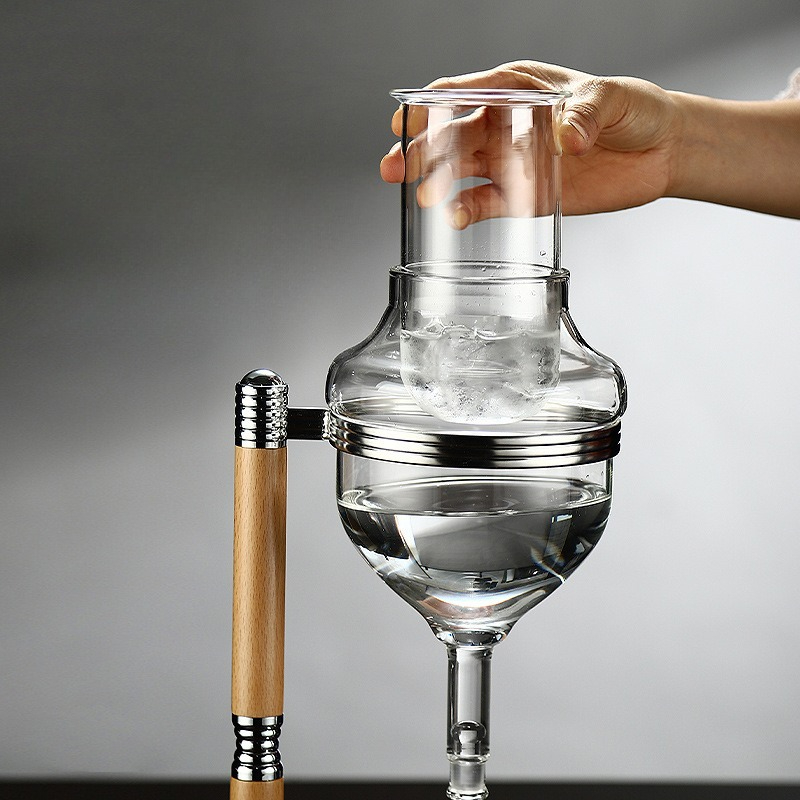Decanter Aerator Set - Set Dekanter Sake Drip Flow, Dispenser