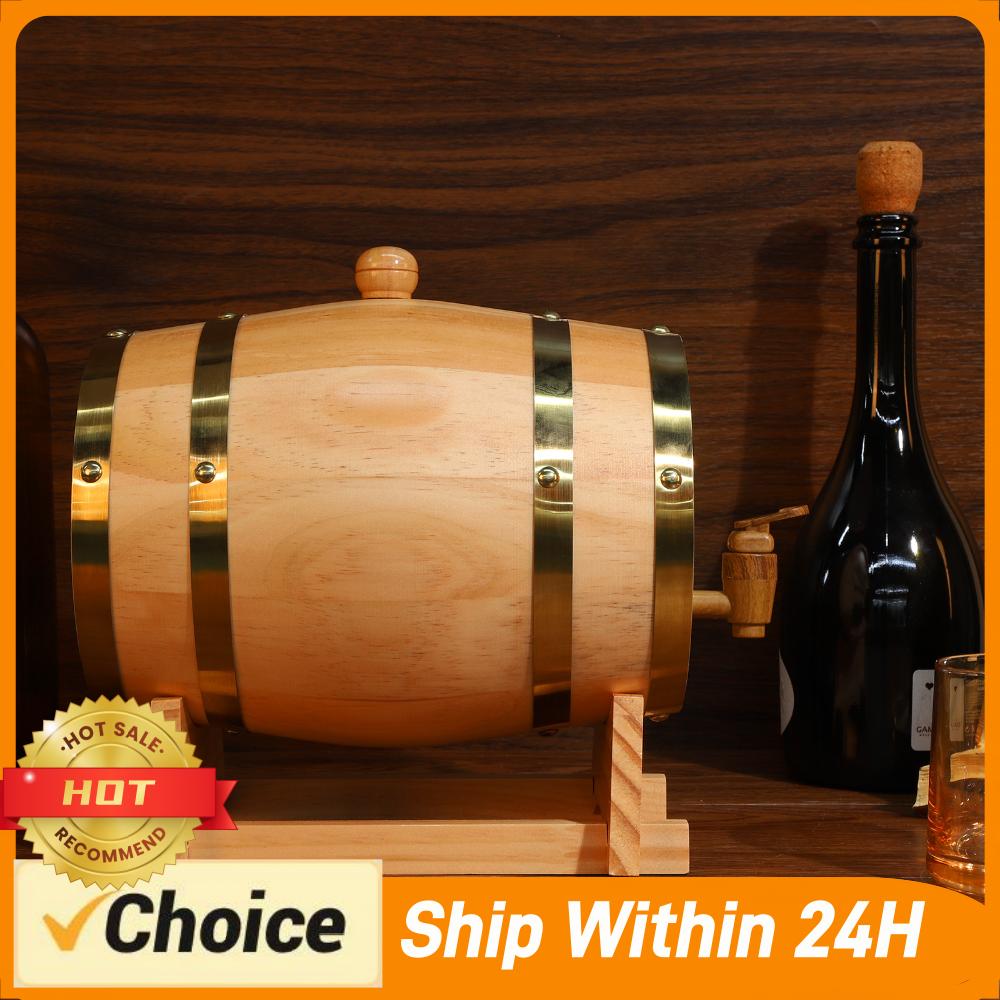 Wine Beer Tequila - Tong Wiski Berukir 3L dengan Dudukan
