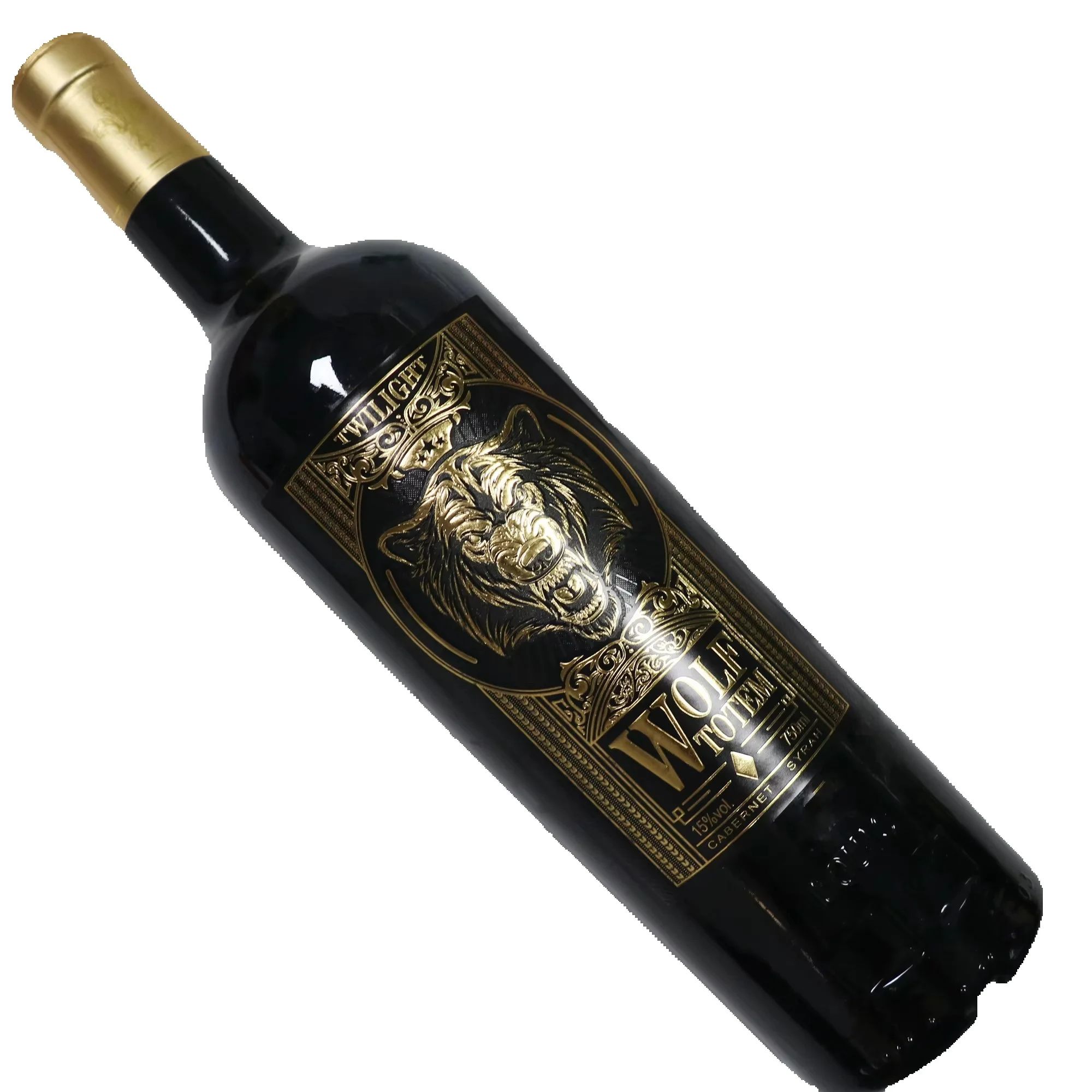 Wine Beer Logo - Stiker Logo yang Dapat Disesuaikan｜Label Kertas