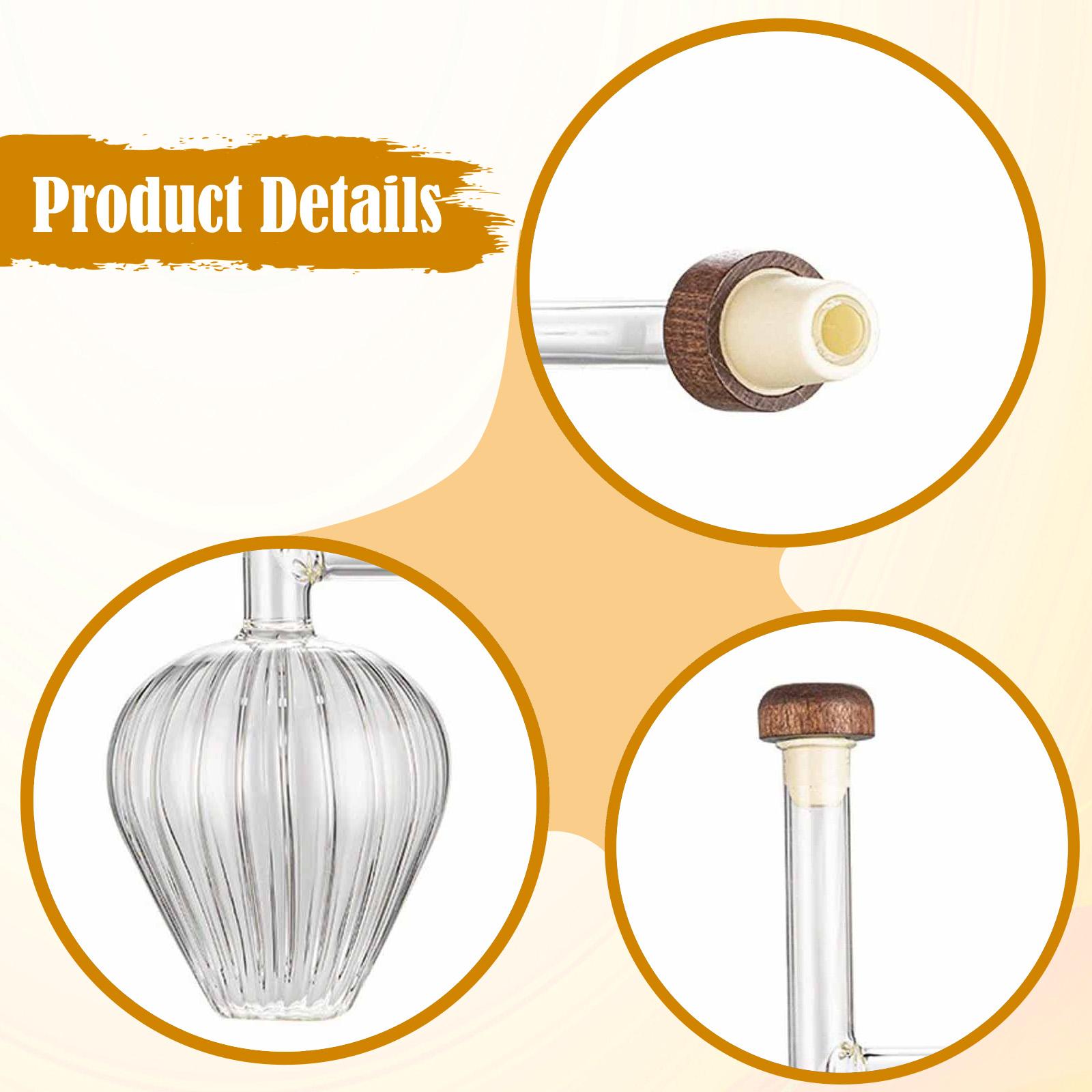 Decanter Aerator Set - Set Aerator Kaca Kreatif Portabel untuk