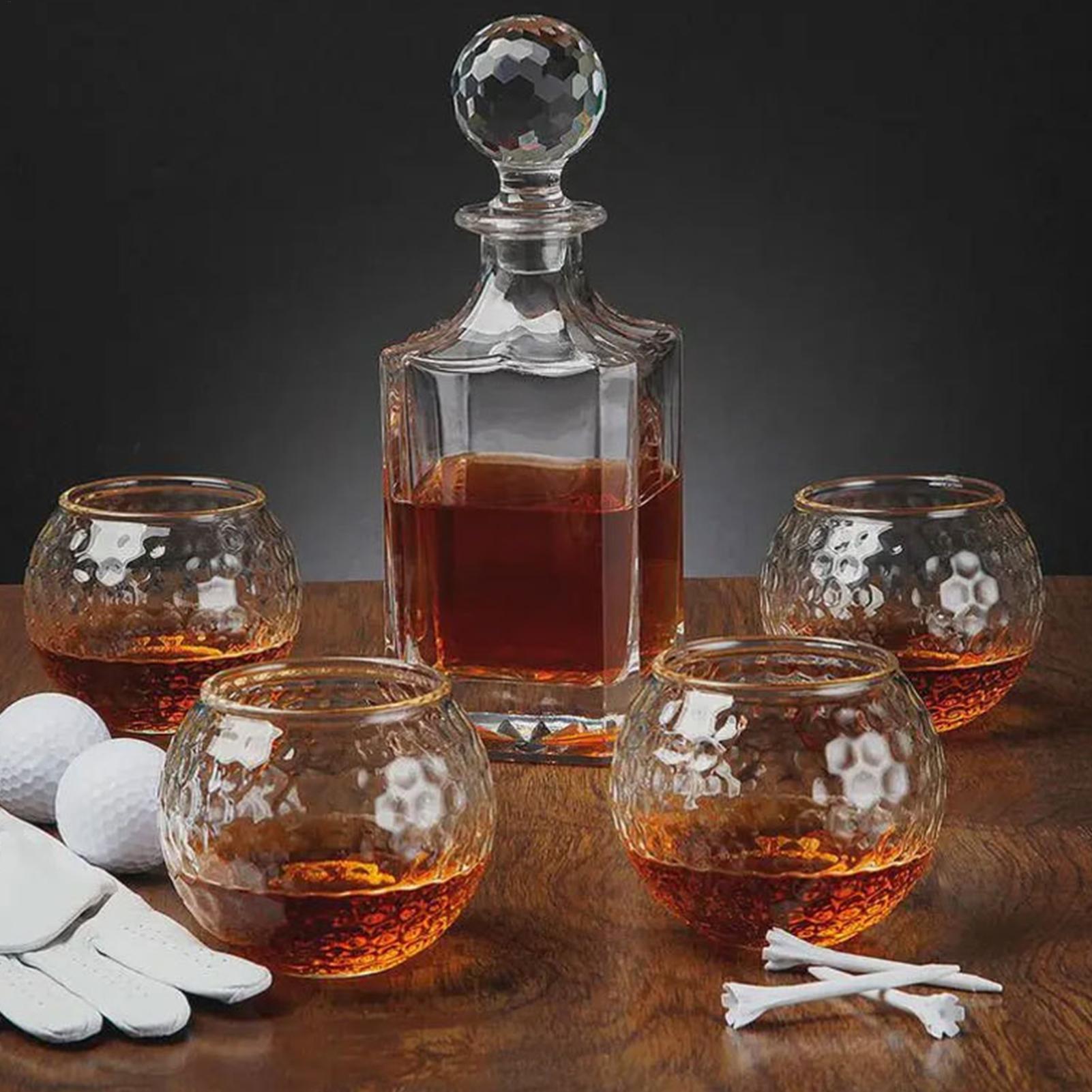 Wine Beer Tequila - Gelas Whiskey Desain Bola Golf yang
