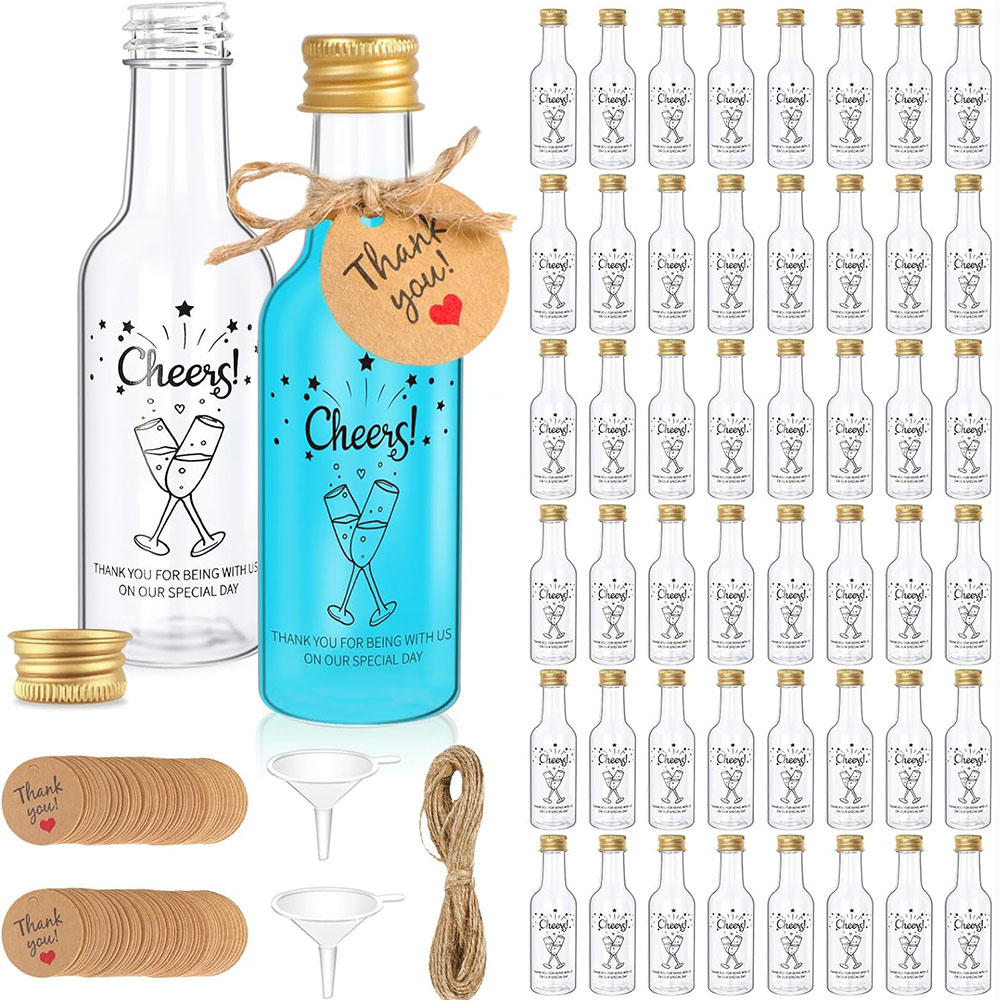 Wine Beer Liquor - 50 Botol Minuman Keras Mini, Botol