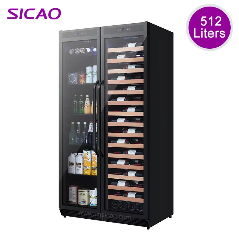 Wine Beer Mix - Kulkas Minuman Terintegrasi Dua Pintu Pendingin