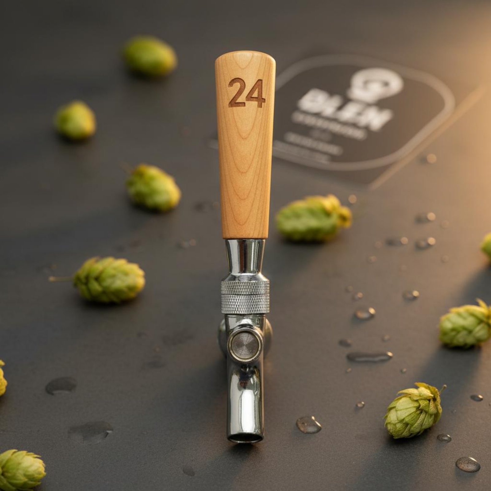 Wine Beers - Pegangan Bir Kayu Pendek Pegangan Keran