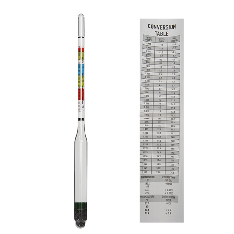 Tiga Skala Hydrometer Bir dan  - Wine Beer Cider ulasan dan harga