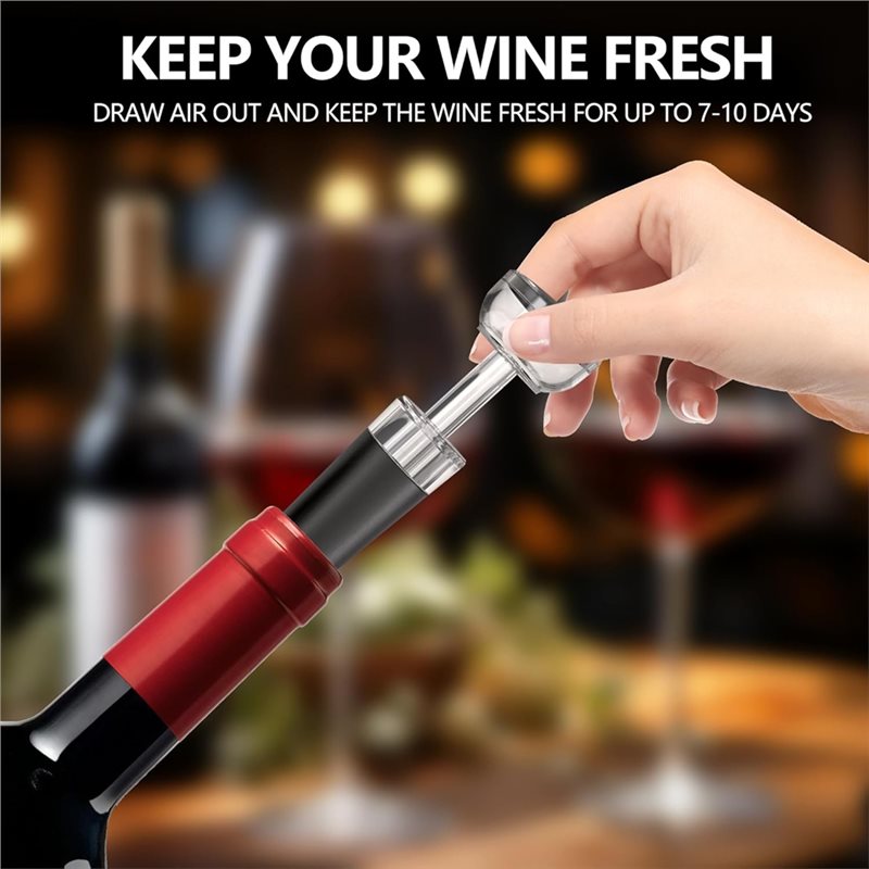 A84G-Pembuka Anggur Elektrik 4 - Decanter Aerator Set ulasan dan harga