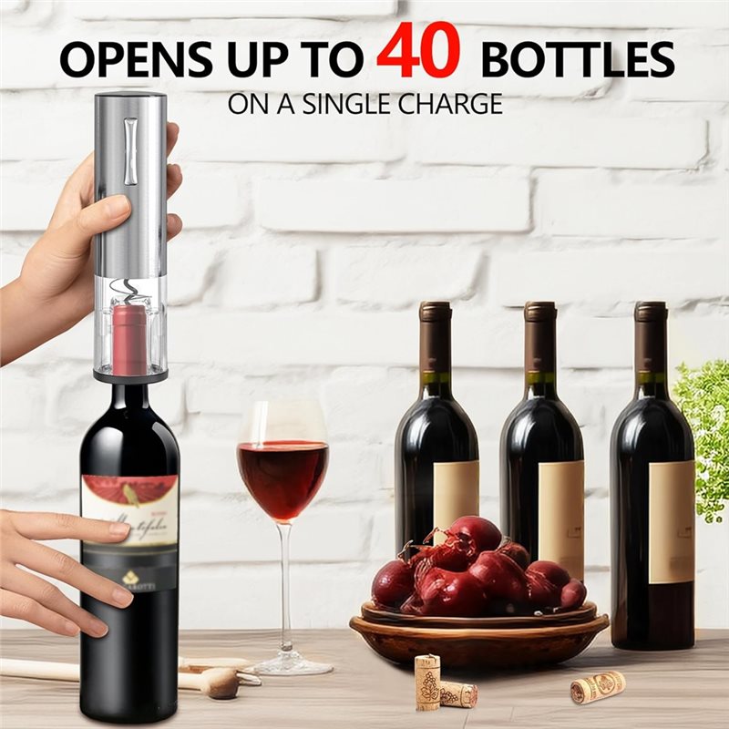 A84G-Pembuka Anggur Elektrik 4 - Decanter Aerator Set ulasan dan harga