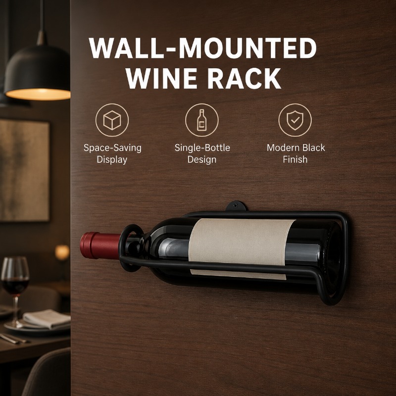 Rak Anggur Logam yang Dipasang - Wine Beer Restaurant ulasan dan harga