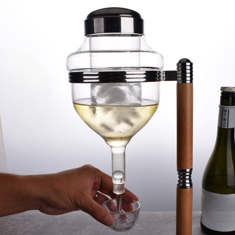 Set Dekanter Sake Drip Flow, D - Decanter Aerator Set ulasan dan harga