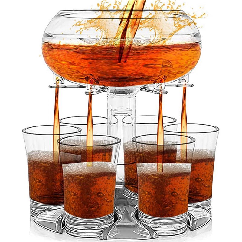 DTEN-2 Set 6 Gelas Shot Dispen - Wine Beer Glass Set ulasan dan harga