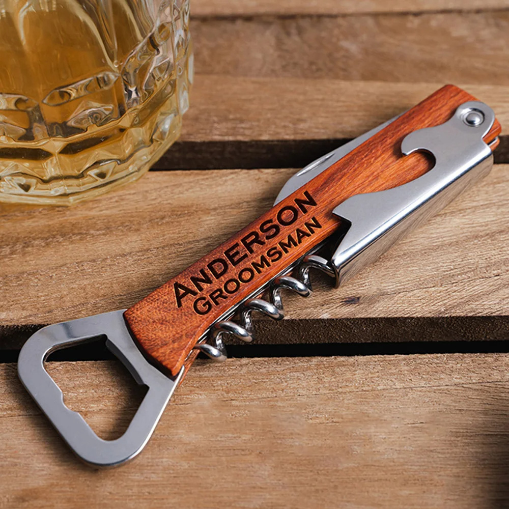 Pembuka Botol Bir Logo kustom  - Wine Beer Logo ulasan dan harga