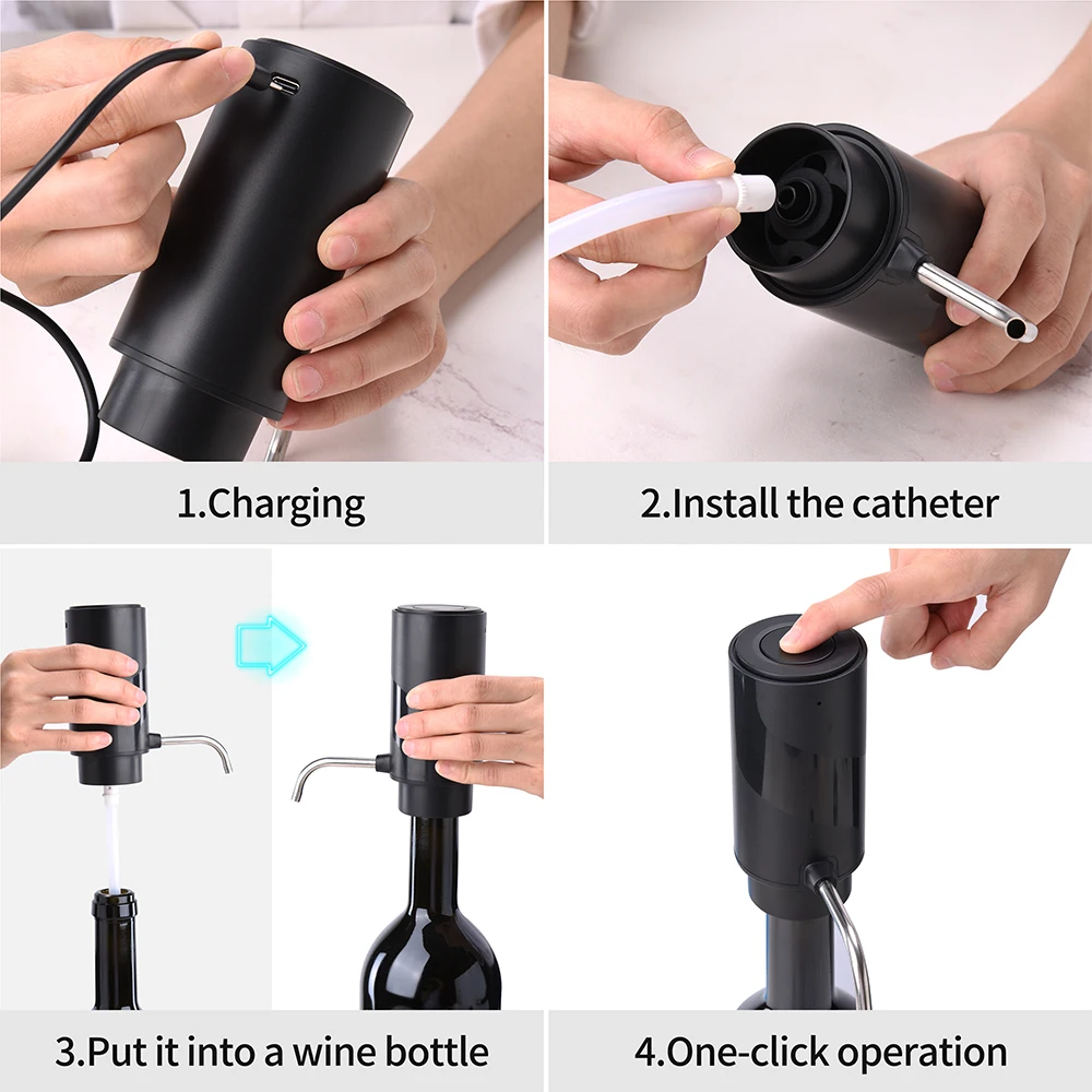 Dispenser Aerator anggur otoma - Decanter Aerator Set ulasan dan harga