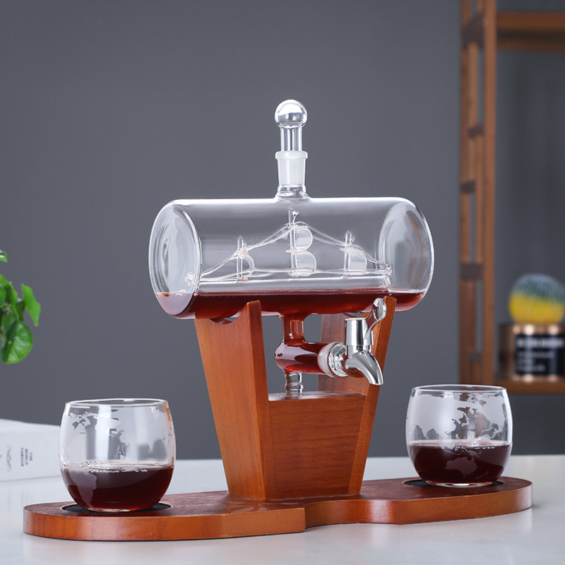 Decanter Anggur Kaca Tempered  - Decanter Aerator Set ulasan dan harga