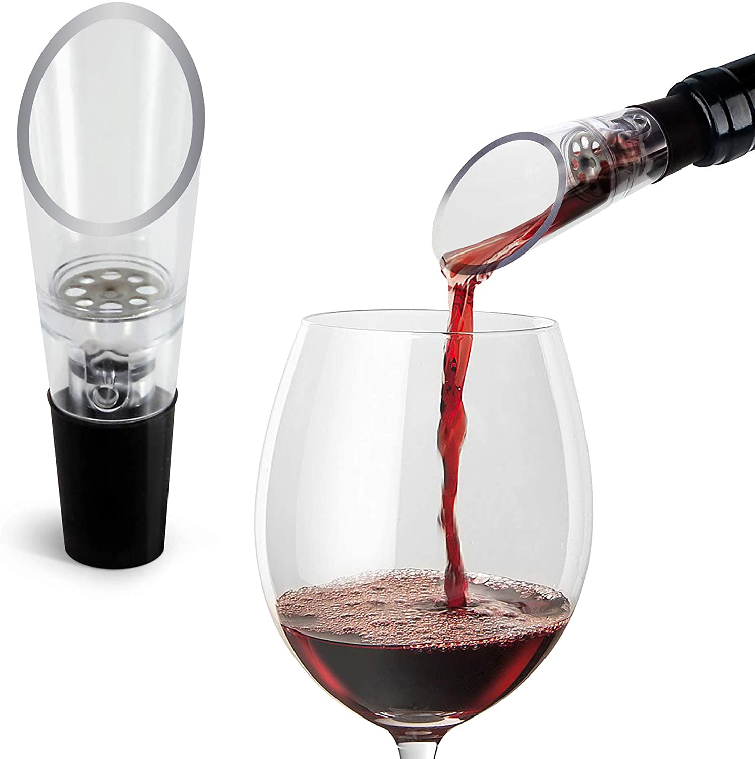 Aerator anggur penuang botol m - Wine Beer Liquor ulasan dan harga