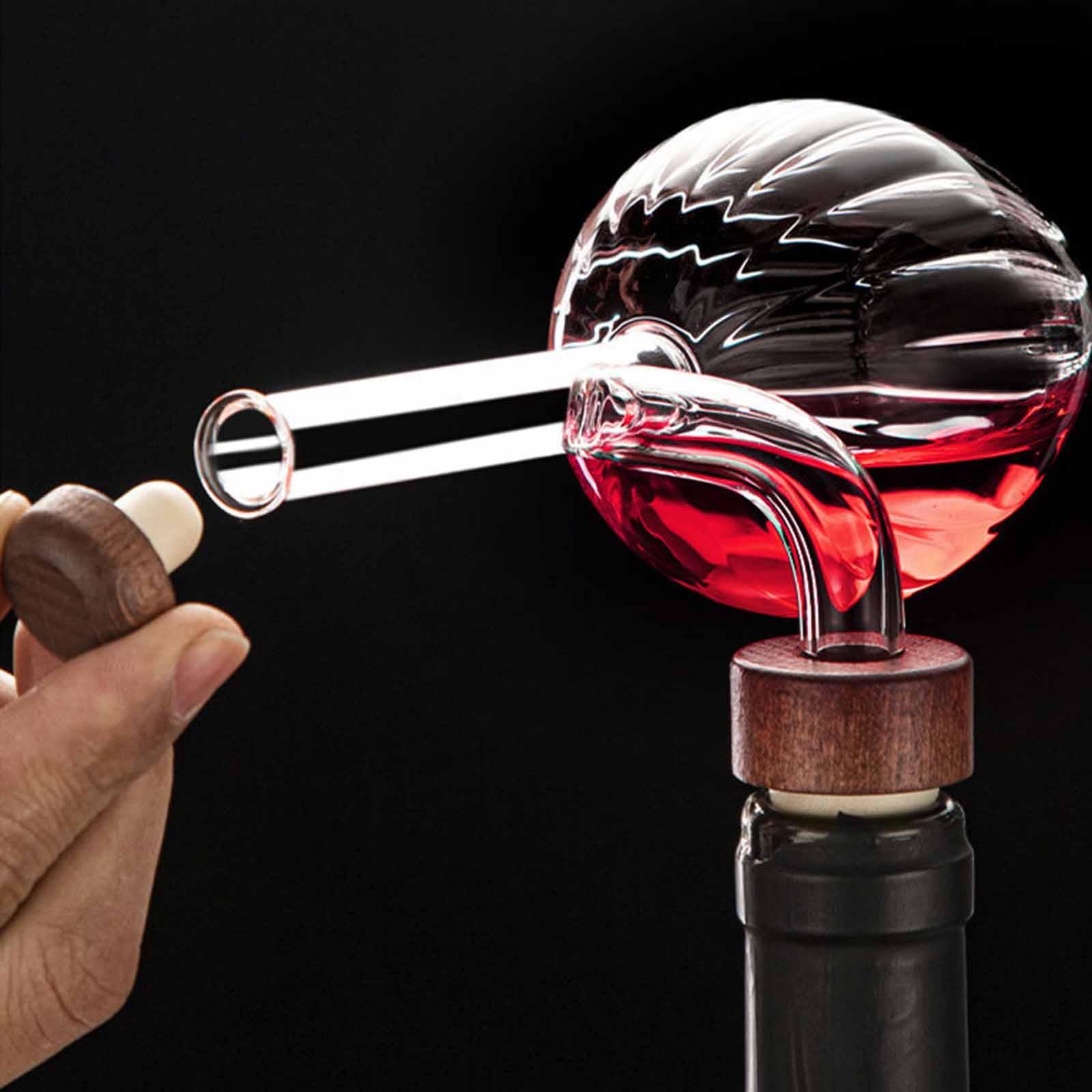 Set Aerator Kaca Kreatif Porta - Decanter Aerator Set ulasan dan harga