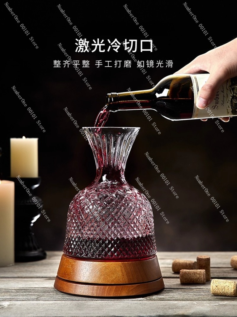 Decanter Anggur Mewah Berputar - Decanter Aerator Set ulasan dan harga