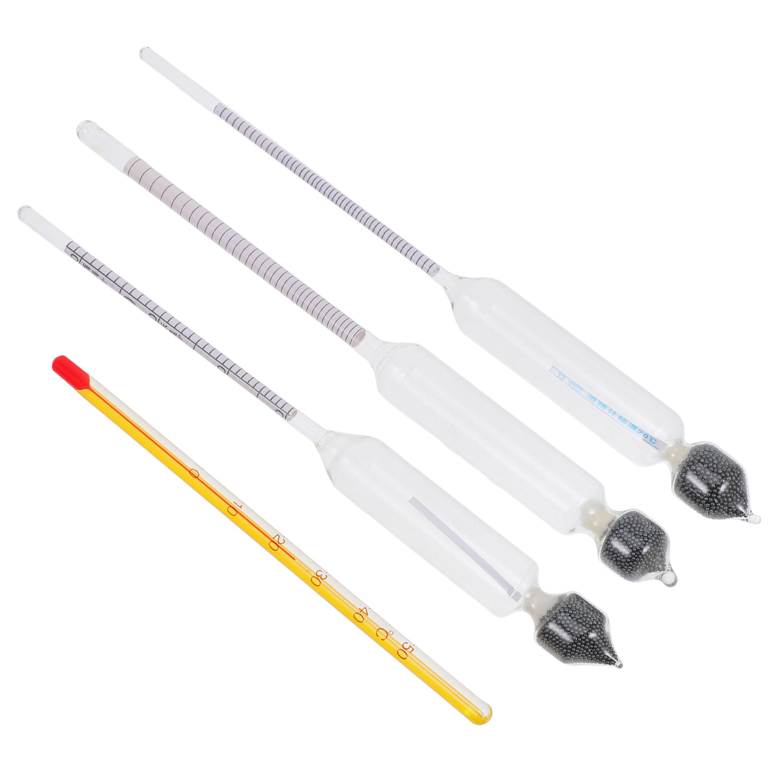 3Pcs Hidrometer Skala Tiga unt - Wine Beer Cider ulasan dan harga