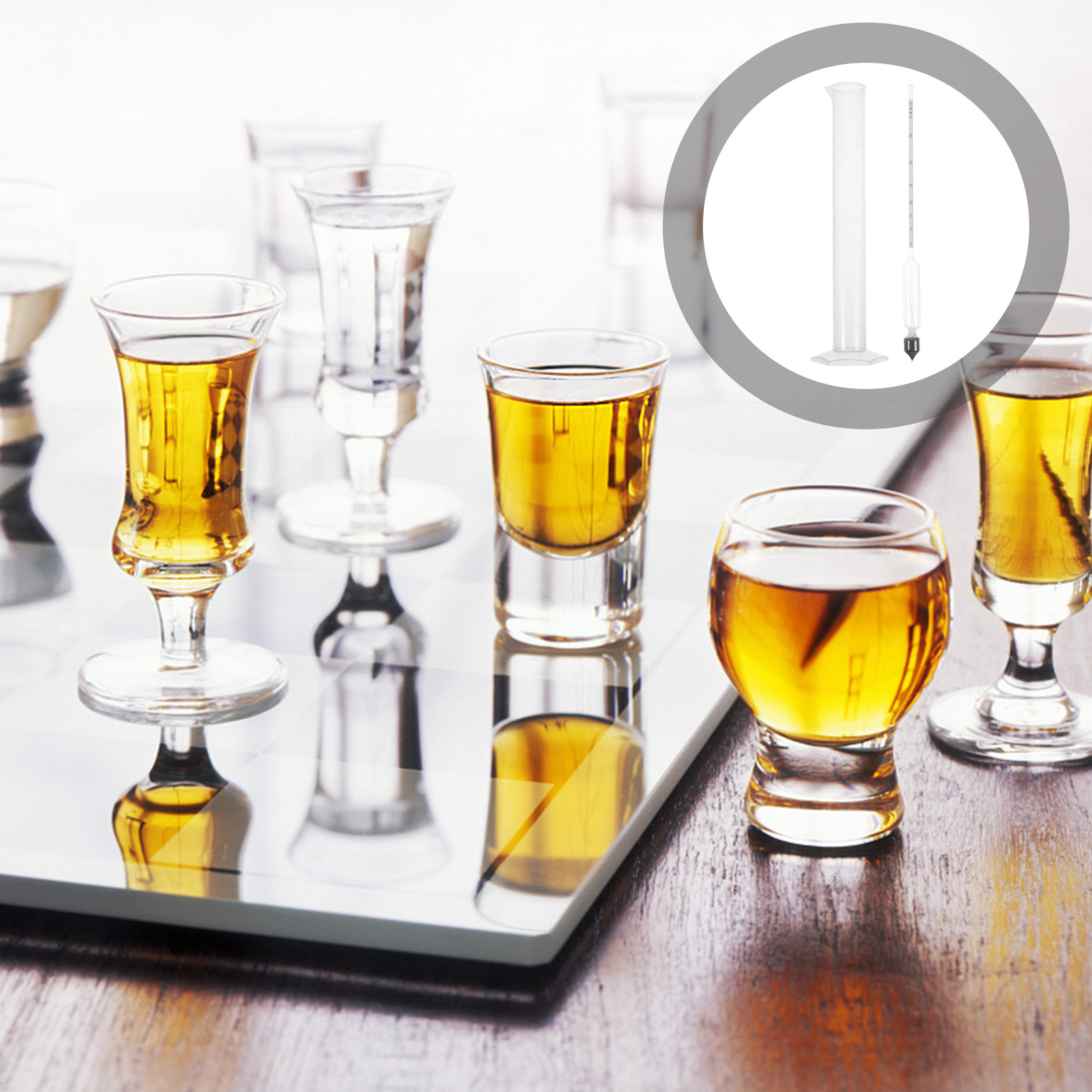 1Set Alat Ukur Kadar Alkohol P - Wine Beer Cider ulasan dan harga