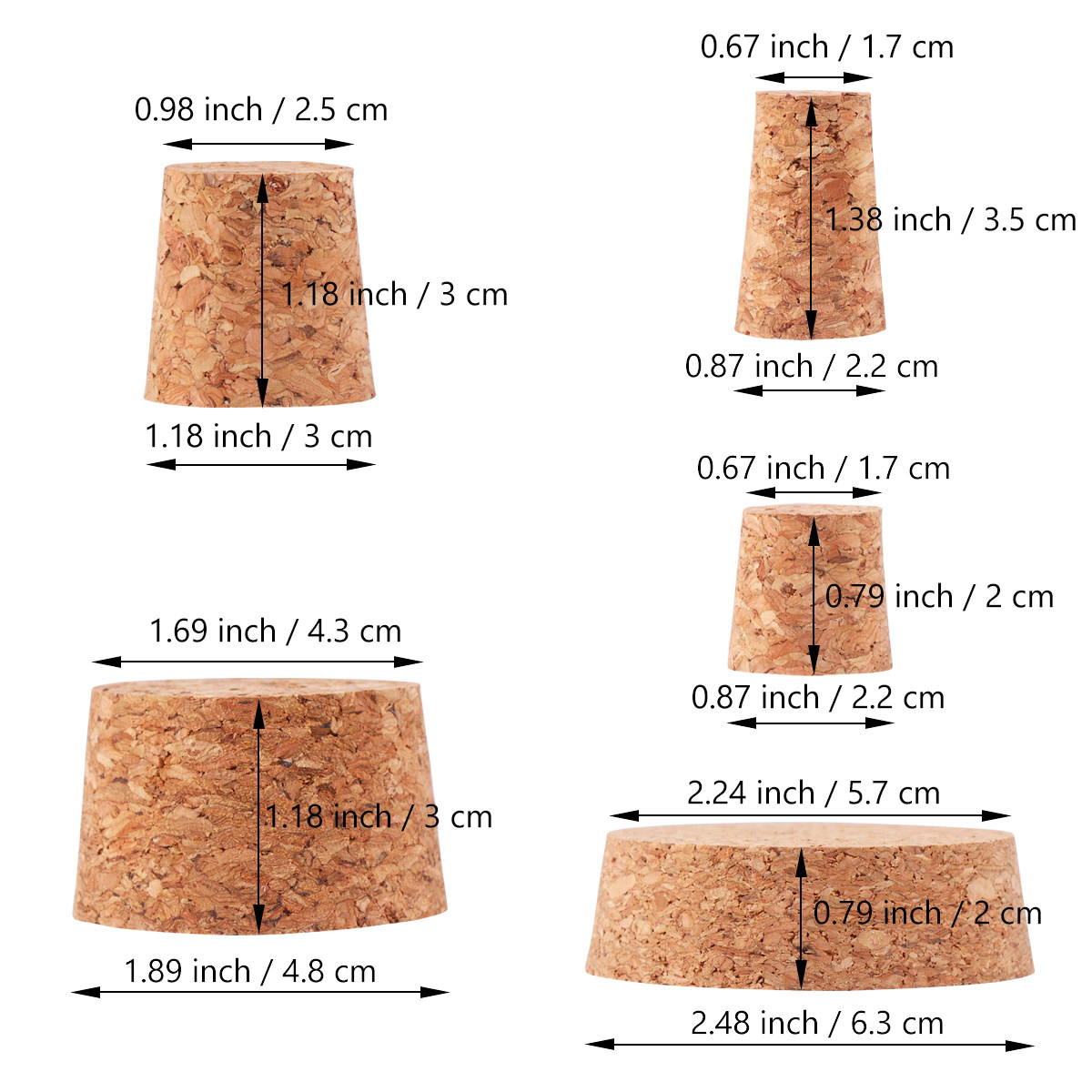 25Pcs Set Sumbat Botol Gabus F - Wine Beer Restaurant ulasan dan harga
