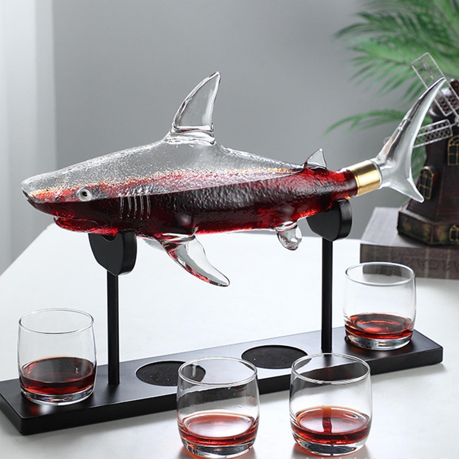 Set Dekanter Anggur Bentuk Ika - Decanter Aerator Set ulasan dan harga