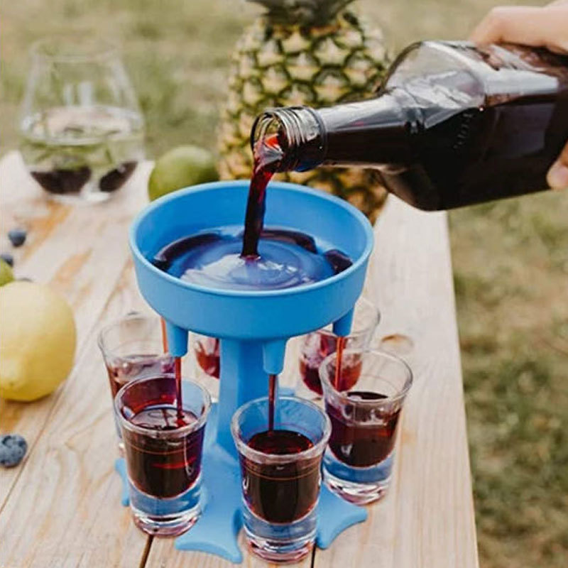 6 Shot Dispenser pemegang bir  - Wine Beer Liquor ulasan dan harga