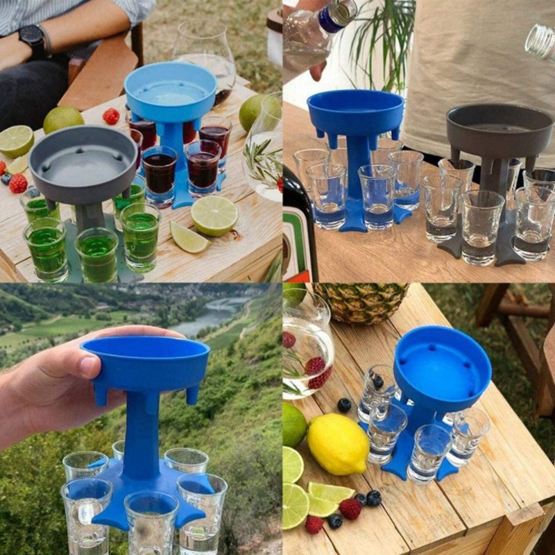 6 Shot Dispenser pemegang bir  - Wine Beer Liquor ulasan dan harga