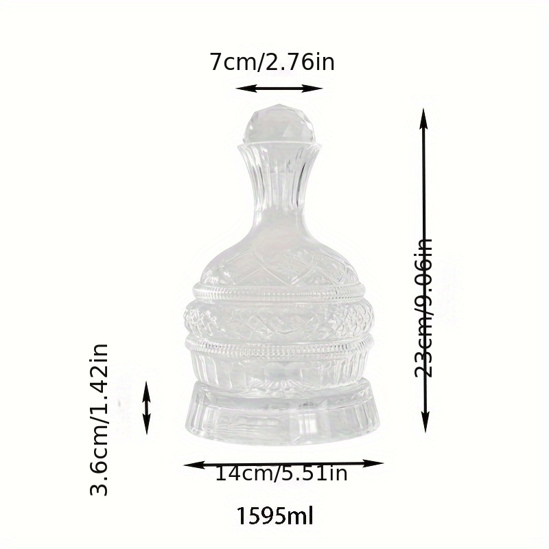 Botol Anggur Kristal Set Botol - Decanter Aerator Set ulasan dan harga
