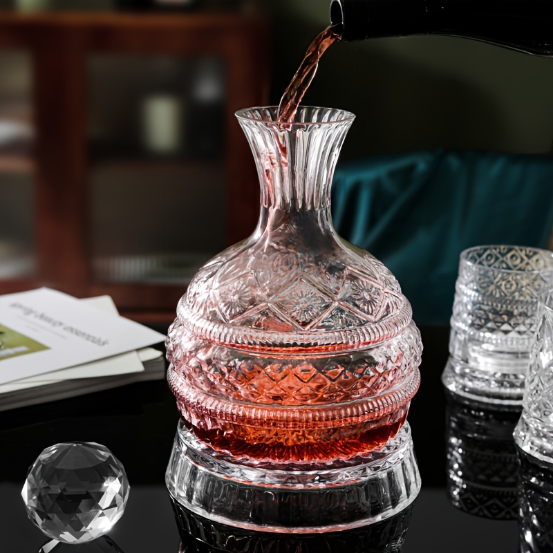 Botol Anggur Kristal Set Botol - Decanter Aerator Set ulasan dan harga