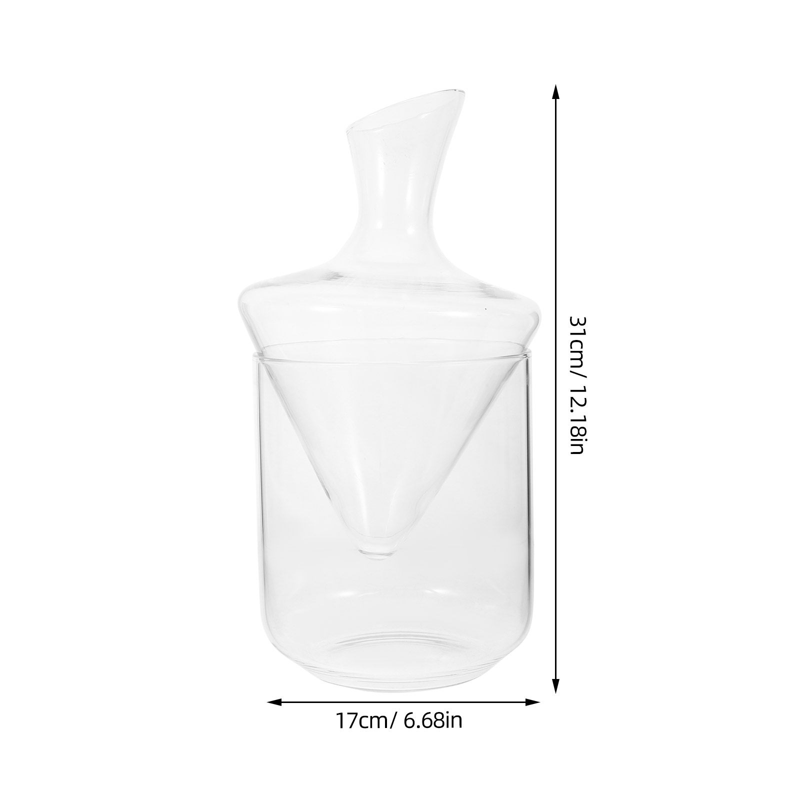 1Pcs Set Dekanter Anggur Kaca  - Decanter Aerator Set ulasan dan harga