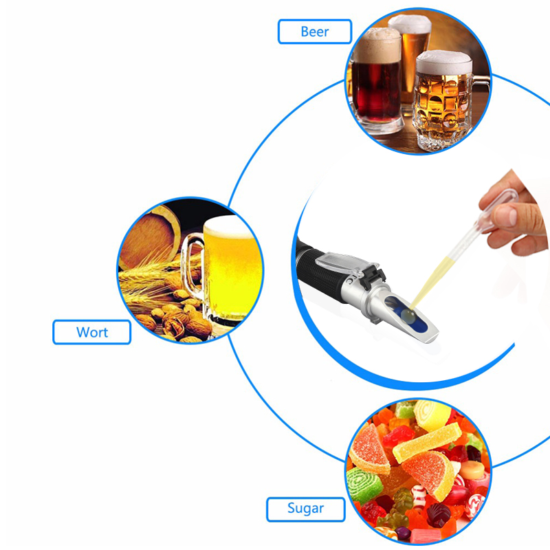 Hand-Held Refractometer Single - Wine Beer Liquor ulasan dan harga